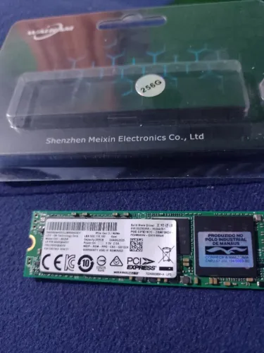 Ssd m.2 mvme lite-on de 256 gb