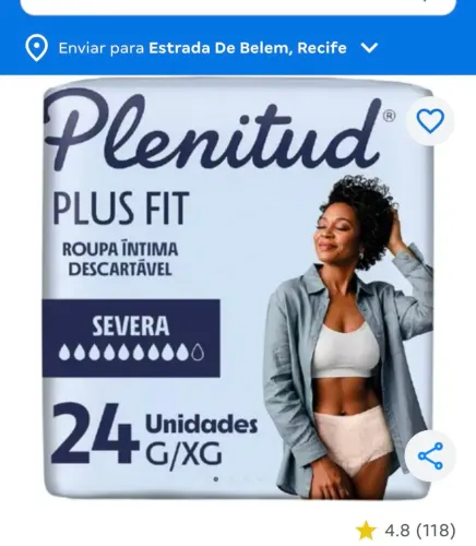Fralda descartável adulto