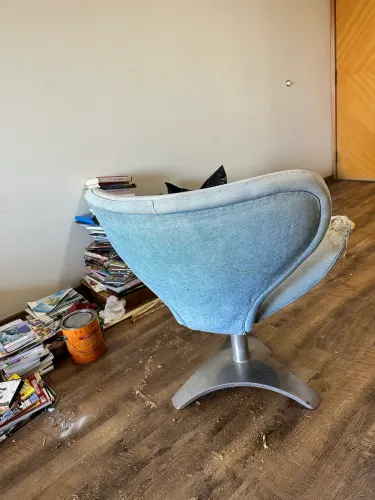 Poltrona giratória para decoração