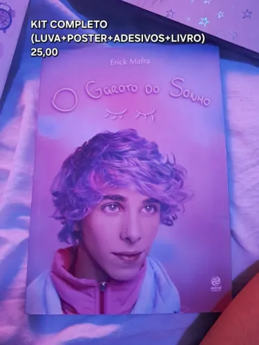 Livro O Garoto do Sonho Kit Completo Erick Mafra