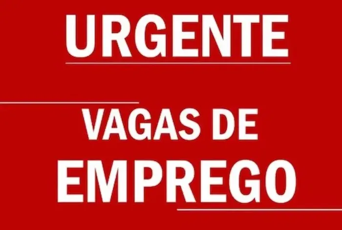 Estamos contratando urgente 