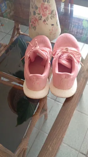 tenis de corrida adidas pure boost rosa