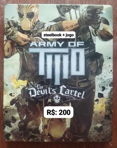 Army Of Two The Devil's Cartel Steelbook = R$: 200