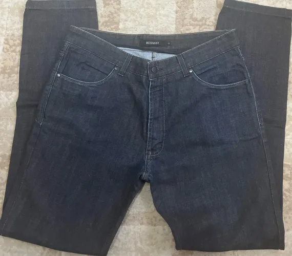 Calça jeans azul 46