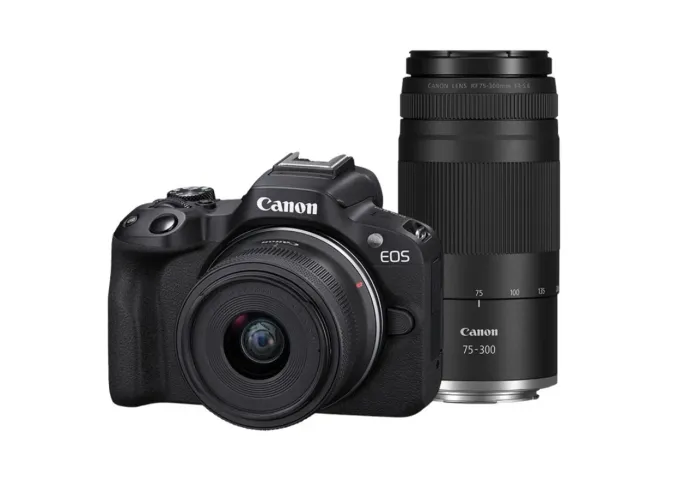 CANON R50 LACRADA + 2 LENTES