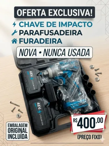 CHAVE DE IMPACTO FURADEIRA PARAFUSADEIRA