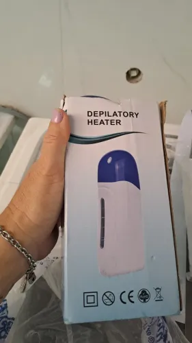 Kit Aquecedor Cera Roll On + Cera Depilatória + Papel Removedor No 5
