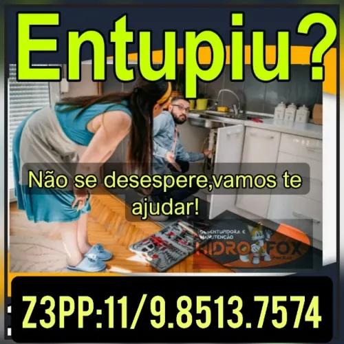 Desentupidora hidrofox no seu bairro
