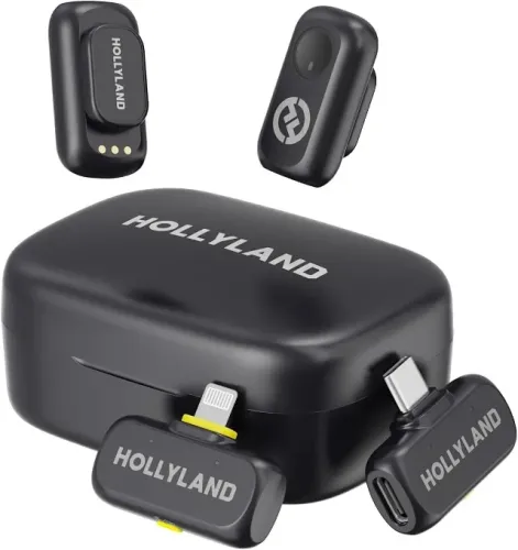 Hollyland LARK A1 Combo - Microfone Sem Fio Mini