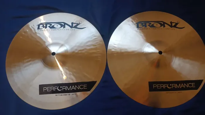 Prato Bronz performance Hi Hat 14 B-20 novo