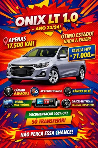Chevrolet Onix Hatch LT 1.0 12V Flex Mec. 4P 2024
