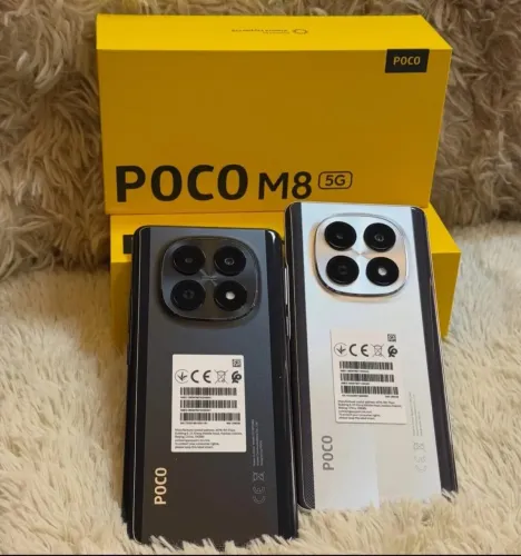 Poco M8 5G 512/08-Preto Silver Lacrado Entregamos