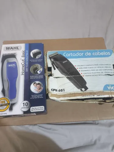 Máquina de cortar cabelo duas