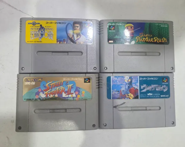 Jogos super nes e Famicom