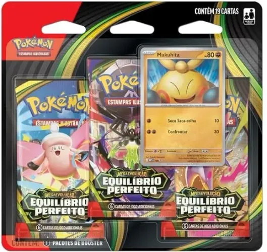 6 Blisters triplos de Equilíbrio Perfeito - Pokemon