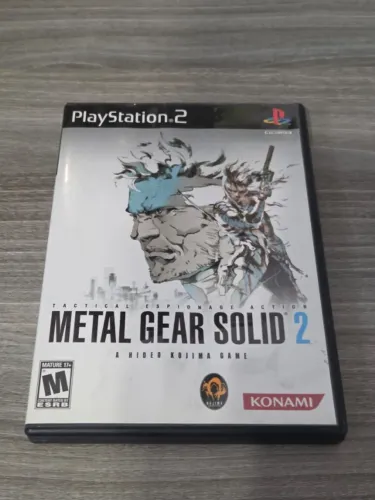 Metal Gear Solid 2 Americano Original para PS2 / Playstation 2