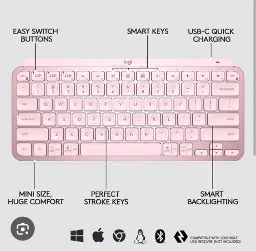 Teclado Logitech Mx Keys Mini