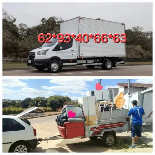 Pequenos fretes e Mudança no caminhão BAÚ