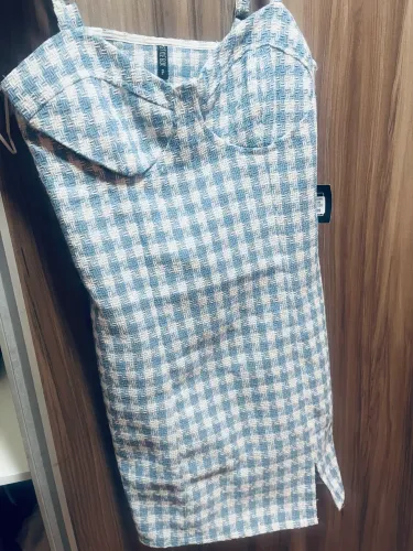 Vestido style box tamanho P xadrez