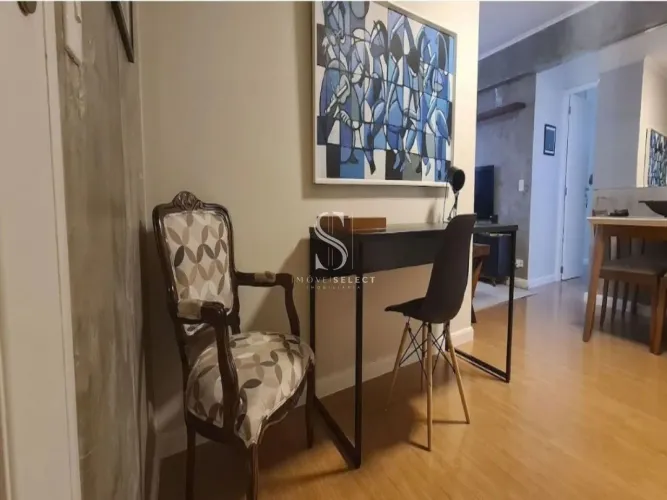 Condomínio Saint Laurent. Vila Olimpia. Apartamento á venda 82m² 1 Dormitório, 1 banheiro