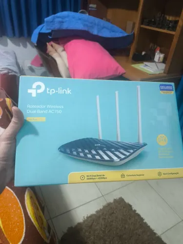 TP-Link Roteador Wireless Dual Ban AC750 300Mbps + 433 Mbps