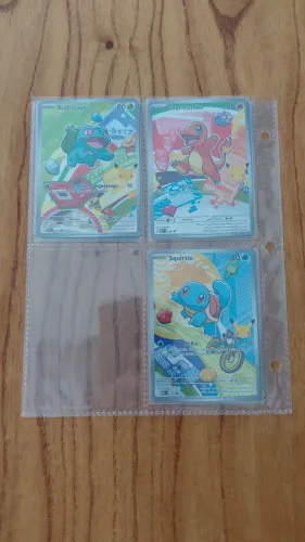 Cartinhas raras Pokémon