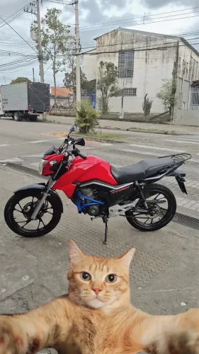 Honda titan 160 vermelha 2021 - único dono