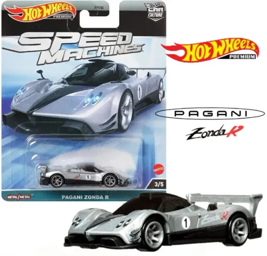 Hot Wheels Premium Pagani Zonda R Speed Machines