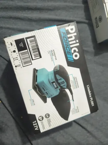Lixadeira Orbital Philco Force 250W | 14.000 opm + Coletor de Pó