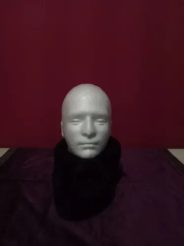 Gola cachecol snood preta pele sintética