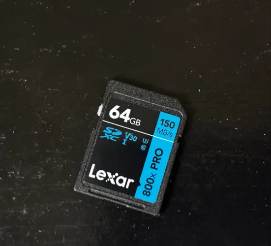 Vendo Cartão de Memória LEXAR 64gb NOVO!