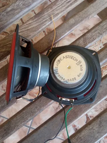 Par Alto Falantes 6 Ohms, 65W, 13,4cm Eastech