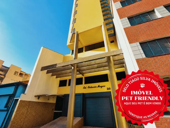 Apartamento com 3 dormitórios para alugar, 107 m² por R$ 4.043,57/mês - Centro - Pouso Ale