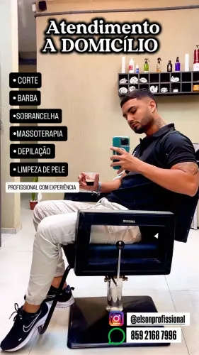 Barbeiro a domicílio 