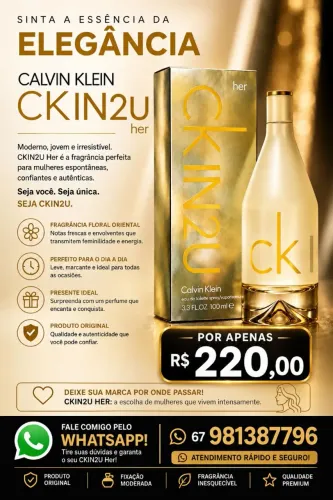 Perfume Ck2u original e lacrado
