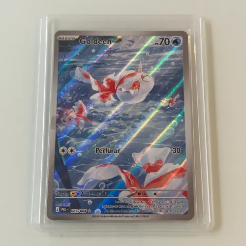Carta Pokémon Goldeen Ilustração Rara