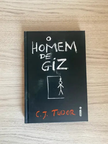 LIVRO O HOMEM DE GIZ CAPA DURA