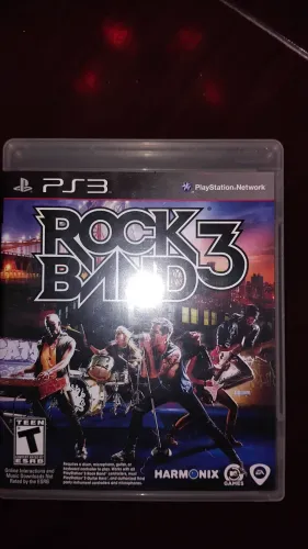 Jogo ps3 rock band 3 original raro