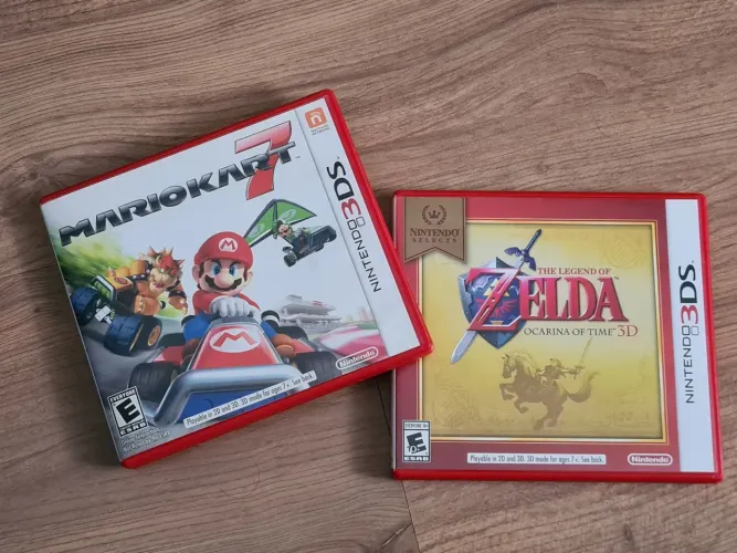 Nintendo 3DS Jogos Zelda Ocarina e Mario Kart