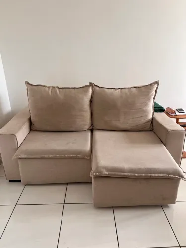 Sofá retrátil 2 lugares 
