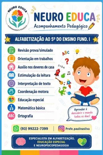 Reforço e acompanhamento pedagógico