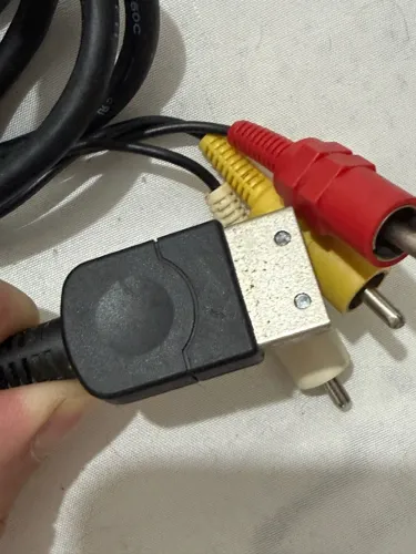 Cabo AV Original Sega Dreamcast - Item de Coleção Oficial
