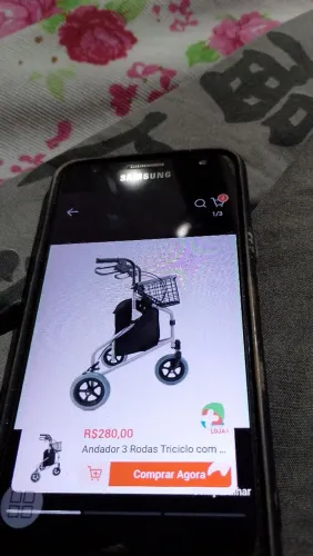 Andador elétrico para idosos 