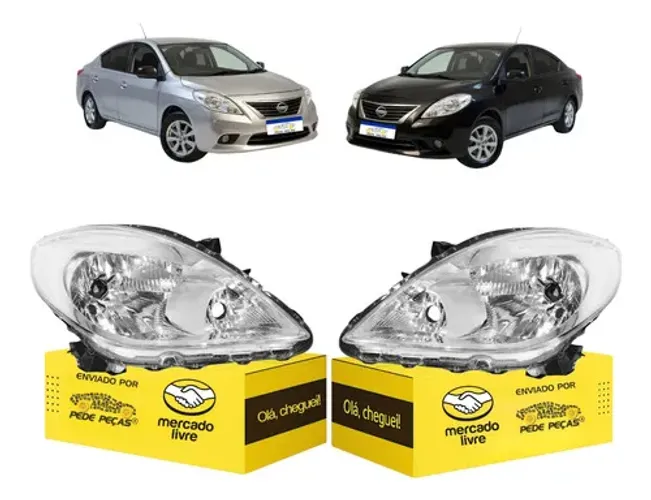 Par Sinaleira Nissan Versa 2011 2012 2013 2014 Ambos Lados