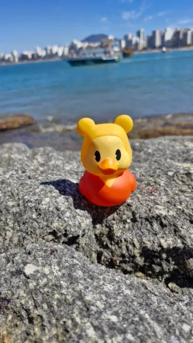 Pato Colecionável Ursinho Pooh Disney