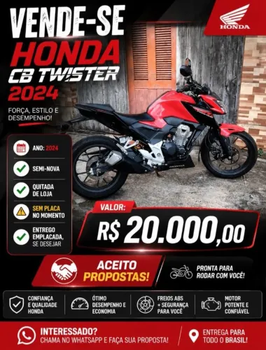 Vendo CB twister 2024