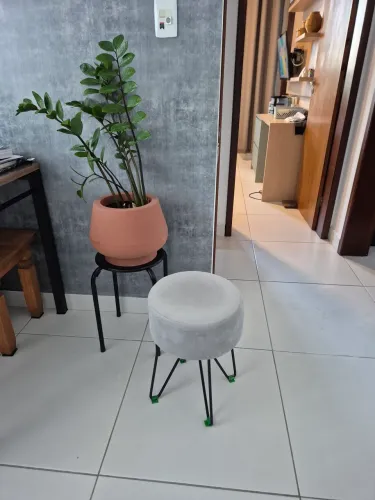 Puff estilo industrial