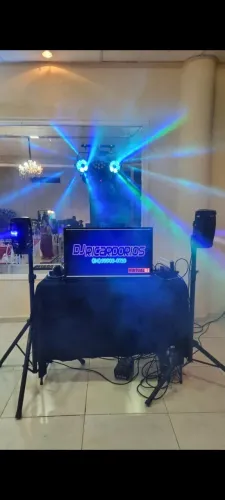 DJ som & iluminação