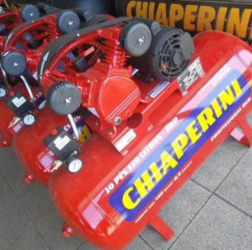 Compressor de Ar 110L Chiaperini 2cv 140 Libras 10pes Profissional - Novo (loja)
