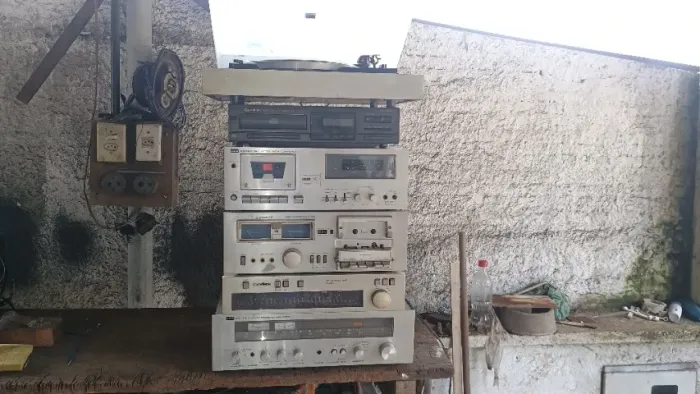 LOTE DE APARELOS DE SOM ANTIGO leia o anuncio